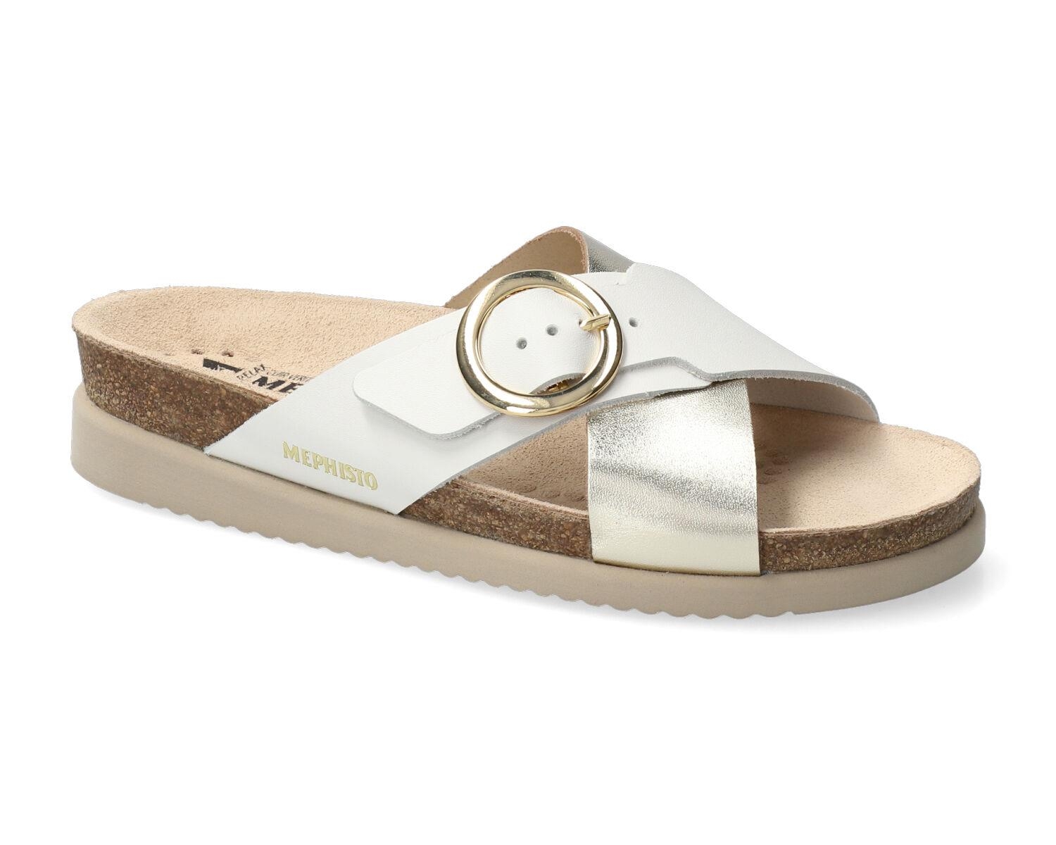 mules femme modèle Hirina Or - Mephisto